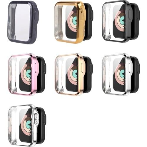 CPDD Anti-scratch TPU Watch Case Screen Protective Cover Protector for -Xiaomi Mi Watch Lite Redmi Watch Smart Watch Accessories