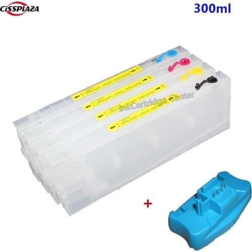CISSPLAZA T6171 300ml refill ink cartridge compatible for epson B510DN B500DN B300 B500 B308 B508 B508DN with chip resetter