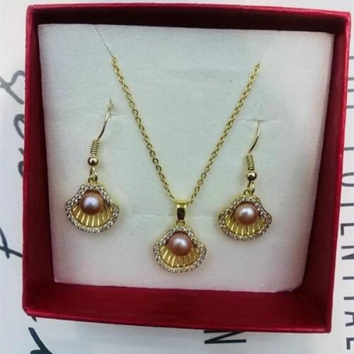 Cheap DIY Pendant and Earrings Jewelry Set Base Mountings Settings Findings Jewelry Settings Parts for Pearls Beads Stones