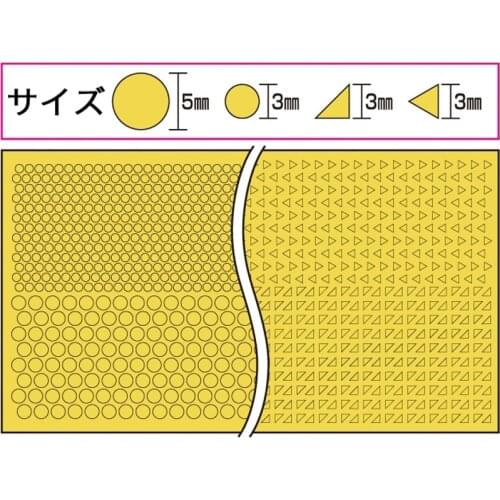 GSI Creos Mr.Hobby Gunze GT71 Mr. Masking Sheet Round & Triangle