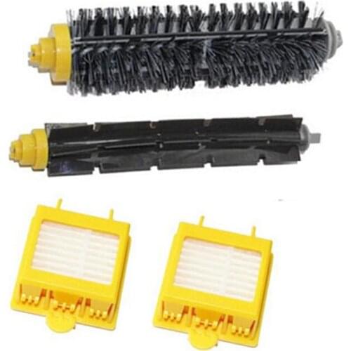 Hepa Filters Bristle Brush Flexible Beater Brush Pack Set for iRobot Roomba 700 Series 760 770 780 790 Vacuum Cleaner Parts