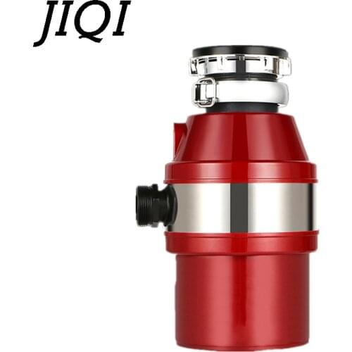 JIQI Food Waste Disposer Garbage Processor Disposal Crusher Kitchen Sink Drains Bone Material Stainless steel Grinder Air Switch