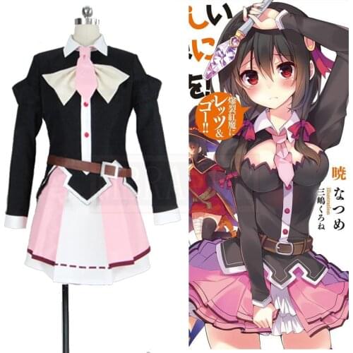 Kono subarashii sekai ni shukufuku wo Yunyun cosplay Costume Custom Made