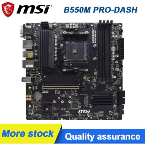 MSI B550M PRO-VDH WIFI Motherboard Socket AM4 DDR4 AMD Ryzen CPU AMD B550 M.2 PCI-E 4.0 1HDMI Micro ATX 99%new Motherboard