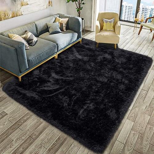 Fluffy Soft Anti-Skid Carpet Living Room Carpet for Kids Girls Modern Indoor Home Living Room Carpet Children Bedroom Shag Rug
