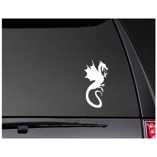 Flying Dragon Sticking Out Tounge Stickers Window Decal Vinyl Car Decals Modern Bumper Car Bumper ZP0487