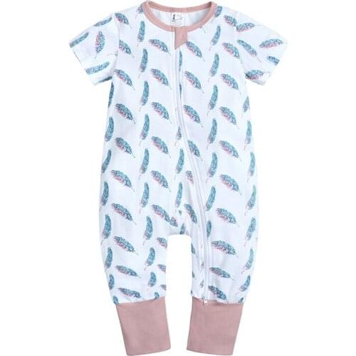 Baby Boy girl clothes Baby romper For newborn baby Jumpsuit Cotton Soft Short Sleeve Pajamas Bodysuit pajama romper baby girls