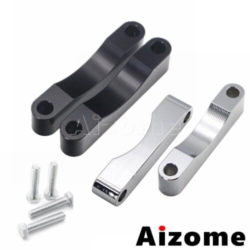 Motorcycle Front Fender Spacer For Harley Touring Electra Glide Ultra Classic Trike 1984-2013 Black/Chrome 1.25Inch/0.75 Inch
