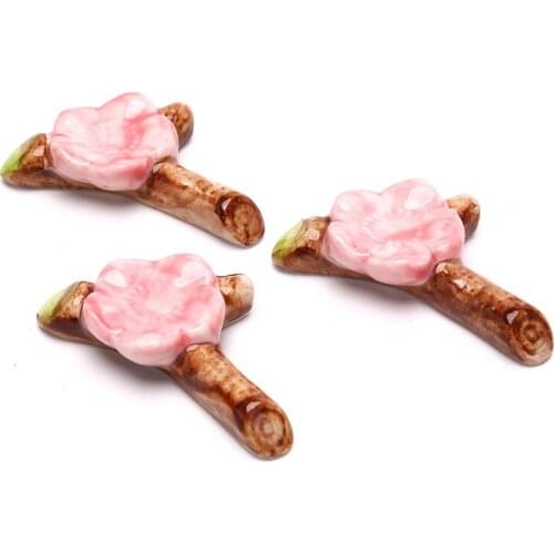 Tableware Rests Sushi Japanese Style Cherry Blossom Chopstick Rest Decorative Chop Sticks Holder Rackceramic