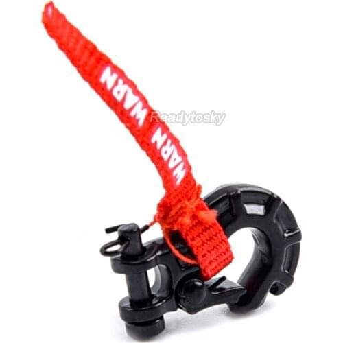 RC Metal Trailer Hook Winch Hook with Winch Pull Tag Decoration for 1/10 1:10 RC Crawler Car Axial SCX10 Traxxas TRX4 Parts