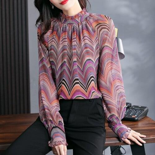 Saier Queen Striped Blouses