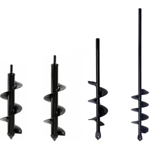 FANHHUI Garden Auger Spiral Drill Bit Tool Flower Planter Bulb Shaft Drill Auger Yard Gardening Bedding Planting Hole DiggerTool