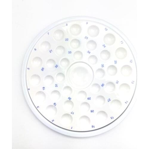 Dental Lab Ceramic Palette Porcelain Mixing Watering Moisturizing Plate Wet Tray 36 Slot dental Lab tools