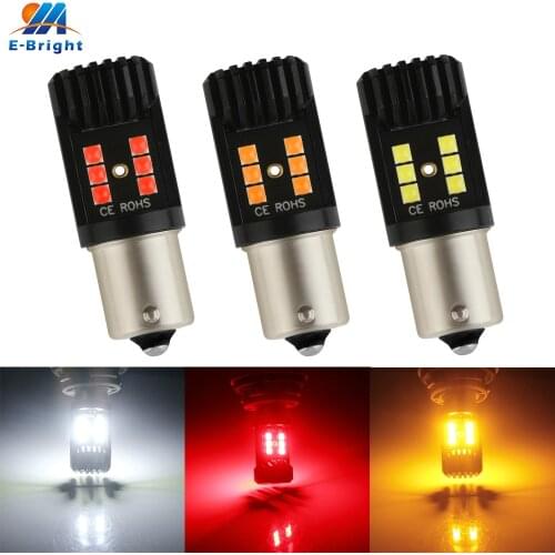 2Pcs DC 12V P21/5W 1157 BAY15D 3030 12 SMD 4.2W P21W 1156 BA15S BAU15S Py21W Led Bulbs For Car RV Boats For turn signal light