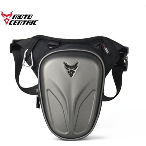 Waterproof Drop Leg Side Bag Motorcycle Riding Bag Outdoor Casual Waist Bag Fanny Pack Bag Motorbike Hard Shell Hip Belt Bag
