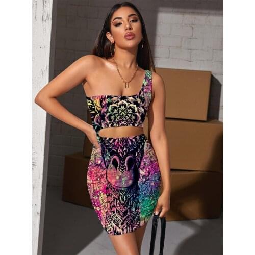 Giyu Brand Giraffe Dress Women Animal Vestido Sexy Flower Pleating Colorful Bodycon Dress Womens Clothing Plus Size Short Beach
