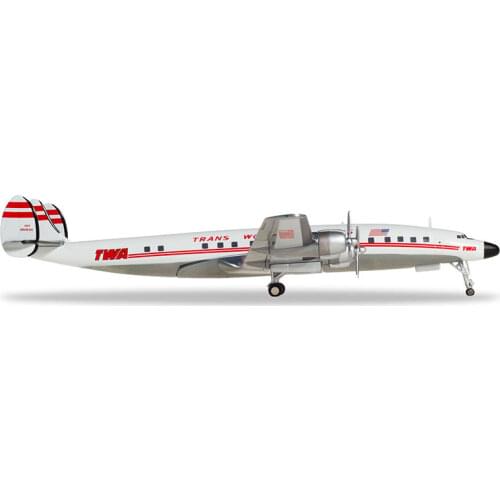 1:200 Scale for L-1649A Starliner Planes Model Airplanes TWA Airlines Alloy Aircraft Plane collectible display model toy
