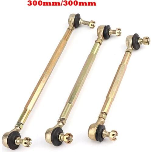 1 pair of 310 mm M10 ATV tie rods suitable for ball joint kits for Chinese ATV quad bike parts