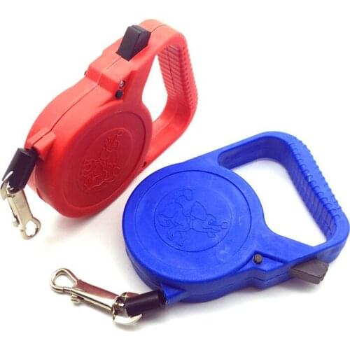 1 Pcs 3m Pet Supplies Automatic Retractable Dog Leashes Teddy Golden Small Dogs Dog Leashes Dog Rope Pet Jogging Leashes