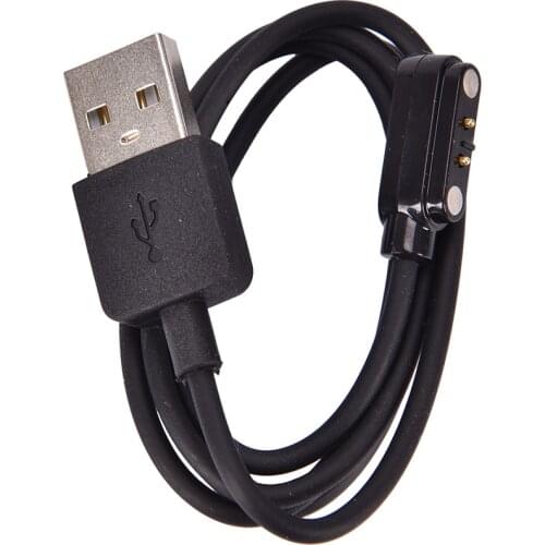 1PC New Universal Chargers Smart Watch Smart Wristbands Charging Line Cable 2-pin 4mm USB Port Emergency Top Quality