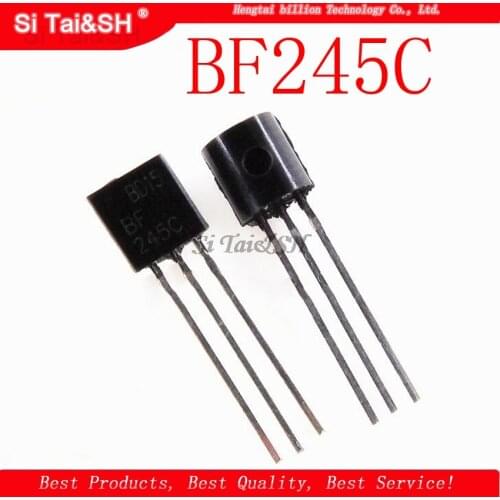 10pcs/lot BF245C F245C AMP RF NCH 30V 10MA TO-92 IC