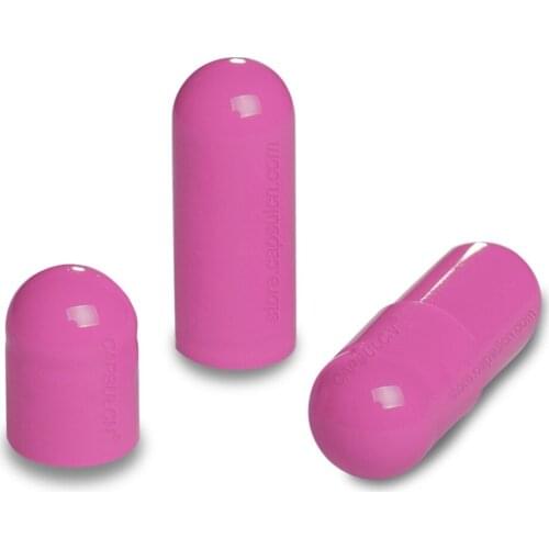 10,000pcs/pack) Pink 0# Empty Gelatin Capsule,Medicine Capsule,Separated or Joined capsule
