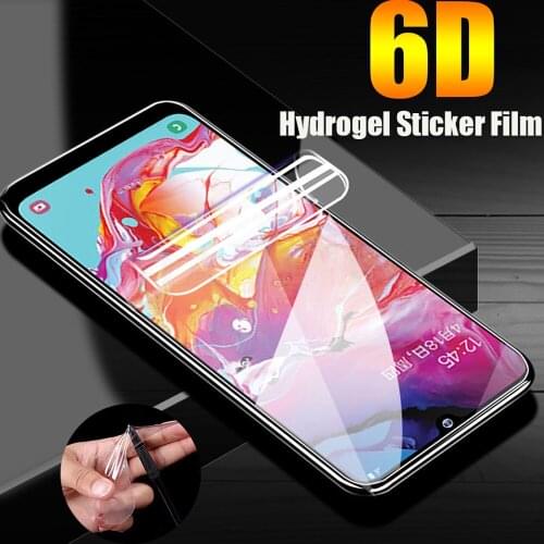 6D hydrogel film for Samsung Galaxy A01 A11 A21 A31 A41 A51 A71 A91 phone screen protector A50 A60 A80 protective film Not glass