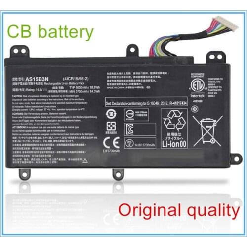 Original Battery for AS15B3N KT.00803.004 15 G9-591 AS15B3N(4ICR19/66-2)