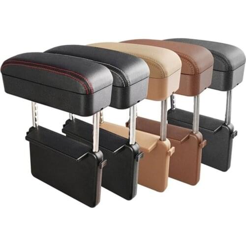 Car Armrest Box Elbow Support Adjustable Car Seat Gap Organizer Arm Rest Box For Cars Auto Accessories Armrest Cushion Universal