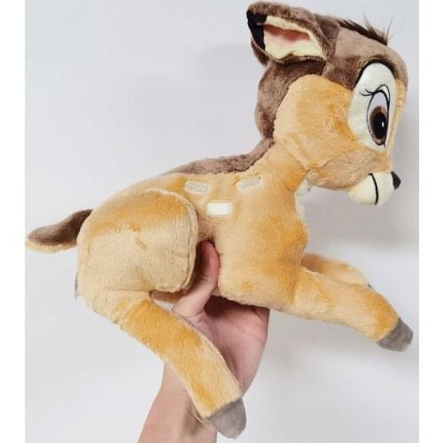 Disney Cartoon Movie Bambi Plush Doll Toys 26cm Bambi Fawn Animal Stuffed Plush Toys Soft Baby Toys Gifts for Kids