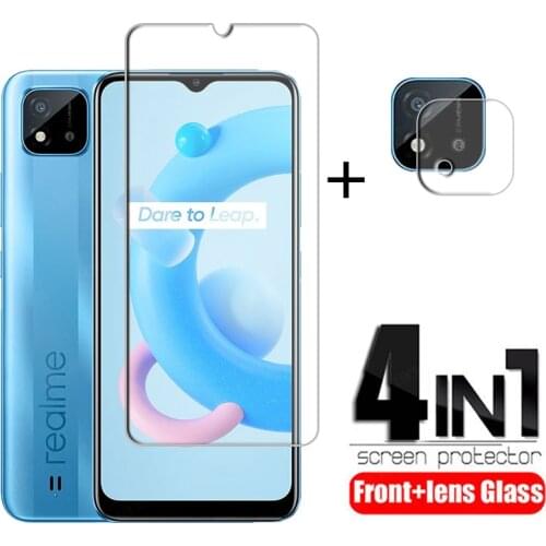 For OPPO Realme C20A Glass For Realme C20 A Vidrio Screen Protector Phone Film HD Tempered Glass For Realme C20 A C21 Lens Film