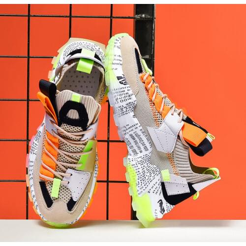 New Trend Men Sneakers Mesh Breathable Lightweight Mens Shoes Summer Casual Low Black White Sports Soft Jogging Gym Shoes