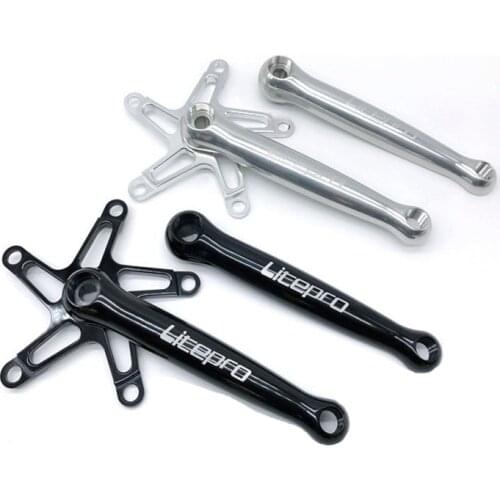 Litepro ultralight folding bike crankset for 130BCD crank 170mm CNC 16 inch 20 inch folding bicycle cranksetfor