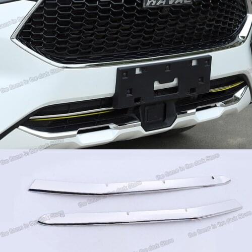 Lsrtw2017 for Haval F7 F7X Car Front Grill Net Decoration Trim Accessories Mouldings Chrome 2019 2020 2021 Auto exterior