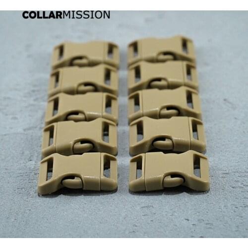 Retailing plastic adjustable buckle for DIY dog collar luggage travel buckle accessories 20mm light brown CK20SJ17