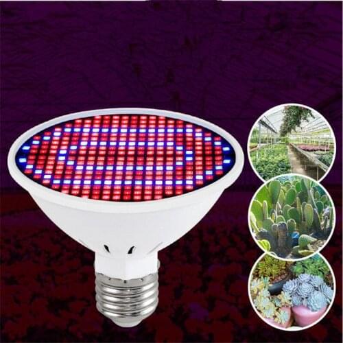 Led Grow Light E27 Full Spectrum Phyto Lamp Plant Bulb Growth Light Hydroponics 126 200 300Led Greenhouse Lamp Grow Tent 85-265V