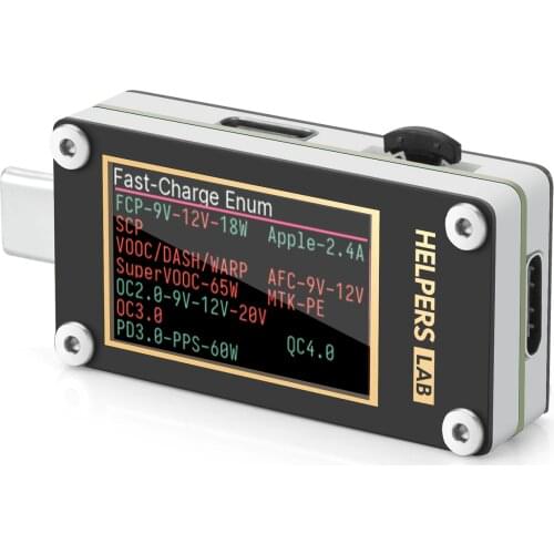 USB Power Meter Tester Digital Multimeter Current Tester Voltage Detector Lua Interpreter PD QC PPS VOOC FCP SSCP AFC Trigger