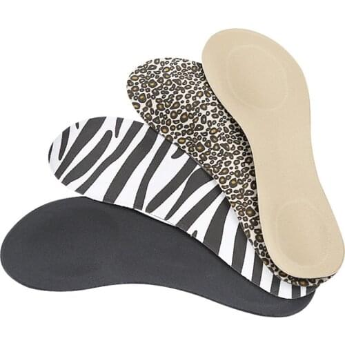 1 Pair Women High Heels Sponge 3D 4D Shoe Insoles Cushions Pads DIY Cutting Sport Arch Support Orthotic Feet Care Massage