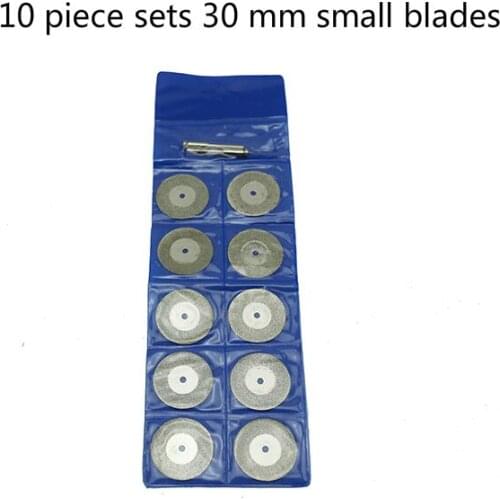 Free shipping 10 piece sets 30 mm small blades silicon carbide saw blade jade ceramic blade For Dremel Rotary tools