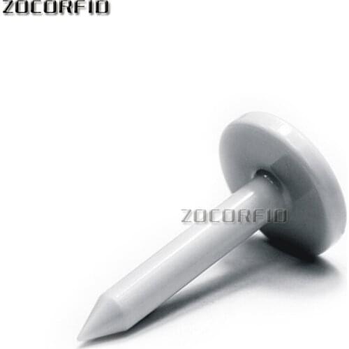 100pcs/lot 23X34X7mm 13.56MHZ IC card nail tags /Patrolling point , NFC ISO14443A nail RFID tags