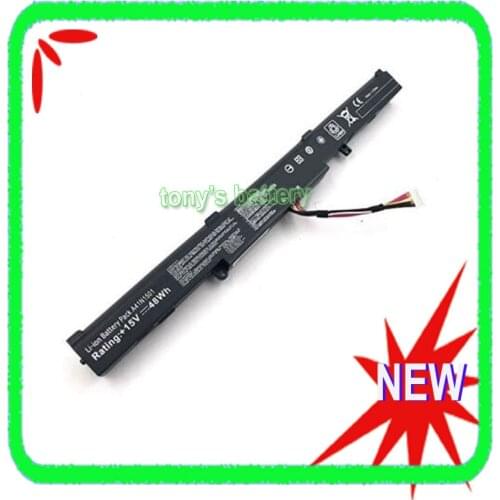 4 Cells A41N1501 Battery for ASUS GL752 GL752VL GL752JW GL752VW N552 N552V N552VW N752 N752V N752VW N752VX A41LK9H