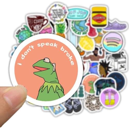 50pcs instagram VSCO STICKERS for laptop suitcase notebook bike car luggage decal sticker flower fruit