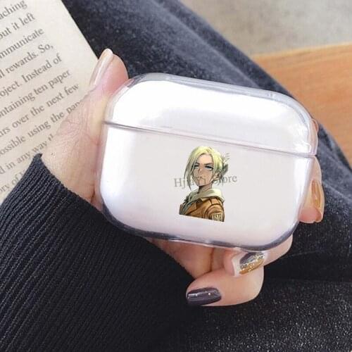 Annie Leonhart Attack on Titan Cover For AirPods Pro 3 Air Pods Case Earphone Accessories TPU Protector Airpods3 Case