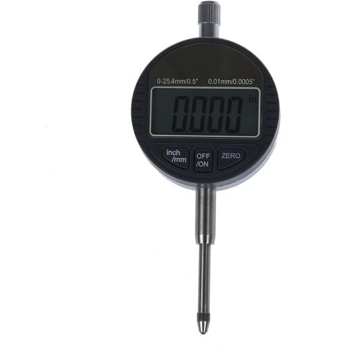 Digital Dial indicator DTI 0.01mm/.0005" Range 0-25.4mm/1" Clock Gauge