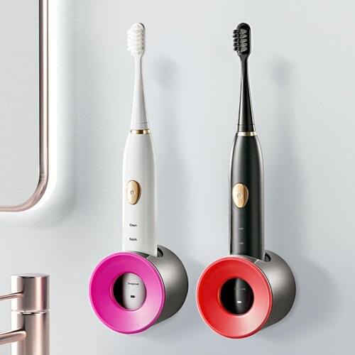 Electric Toothbrush Holder Wall Mount Bathroom Organiser Punch-free Traceless Stand Rack Toothbrush Organizer Bathroom Product
