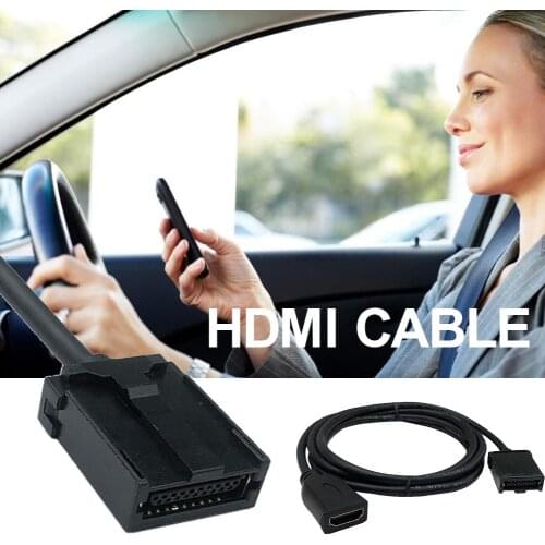 E Type Compatible With HDMI-compatible Cable HD Video Cable Type E Micro Adapter Cable For Car Digital TV HD Monitor GPS Video P