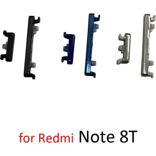 Power Volume Button For Xiaomi Redmi Note 8T 8 T Original New Housing Frame On Off Side Key For Note 8T Blue Black Silver