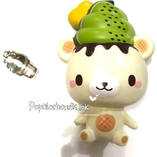 Creamiicandy yummiibear kiwi mascot squishy Slow Rising Gift Toy