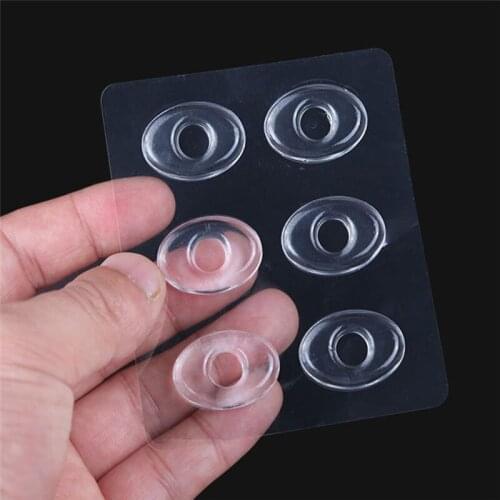 12pcs Soft Silicone Corn Plasters Foot Callus Cushions Toe Protection Pain Relief Pads Heels Protector Shoe Insert Pad Cushion