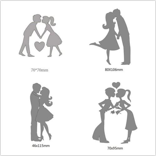 NewLove and Wedding Metal Cutting Dies for Stamps Scrapbooking Cards DIY Embossing photo Album Paper Crafts Romantic